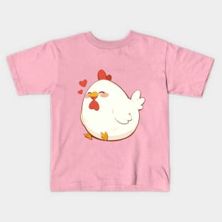 Cute Chicken Love Kids T-Shirt